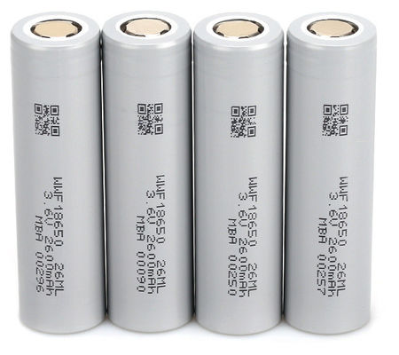 2600mAh ली आयन सिलेंडर रिचार्जेबल बैटरी 18650 ली आयन कम तापमान