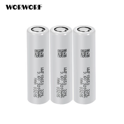 एमएसडीएस UN38.3 लो टेम्प बैटरी 18650 3200mAh सिलेंडरिक लिथियम आयन सेल