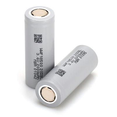 UN38.3 ली आयन कम तापमान 18650 30ml ली आयन बेलनाकार 3.6V
