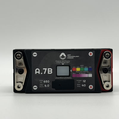 12V 6a लिथियम आयरन फॉस्फेट बैटरी A7B आपातकालीन स्टार्ट बैटरी