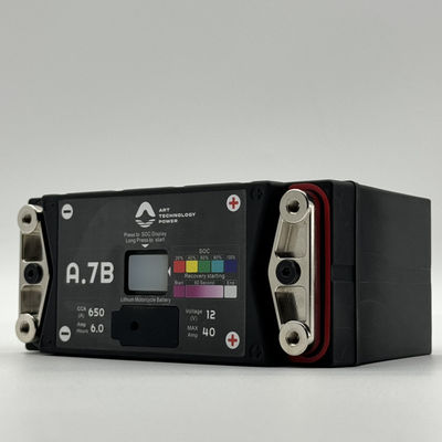 मोटरसाइकिल बचाव LiFePO4 बैटरी 6.5Ah क्षमता और तांबा टर्मिनल 12V