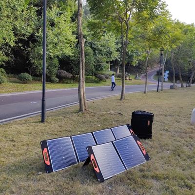 सीई प्रमाणित सौर पैनल जनरेटर 120W कैम्पिंग के लिए पोर्टेबल सौर पैनल