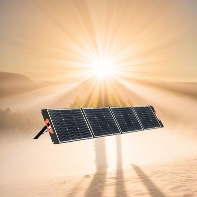 सीई प्रमाणन के साथ यूएसबी पोर्ट फोल्डिंग के साथ 400W आउटडोर गतिविधियों के लिए सौर पैनल