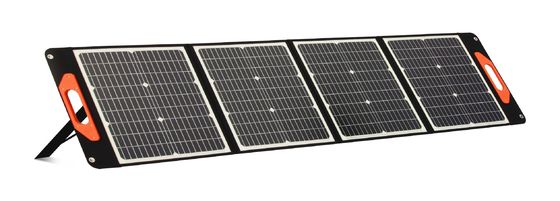मोनोक्रिस्टलीय सिलिकॉन 100W 200W सौर पैनल पीवी सेल मॉड्यूल पोर्टेबल फोल्डिंग सौर पैनल