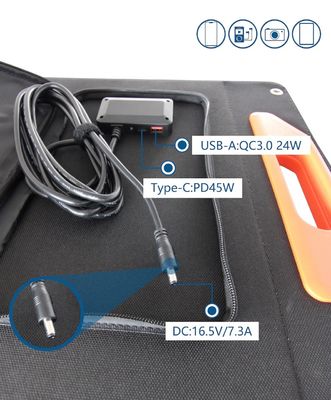 30W*4PCS से हल्के वजन वाले मोनोक्रिस्टलीय सिलिकॉन सौर पैनल