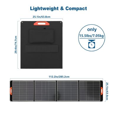 नवीकरणीय ऊर्जा उत्पादन के लिए 300W मोनोक्रिस्टलीय सिलिकॉन पोर्टेबल सौर पैनल