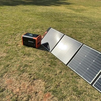 100W काली लचीली सौर पैनल पोर्टेबल पैनल फोल्डेबल सौर पैनल यूबी-100