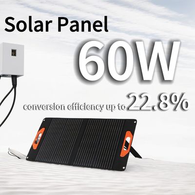 30W*2PCS 56*63*4.5cm फोल्डिंग साइज के साथ होममेड सोलर पैनल