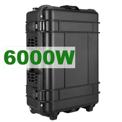 6000W टर्नरी लिथियम बैटरी सौर जनरेटर आउटडोर गतिविधियों के लिए बिजली स्टेशन