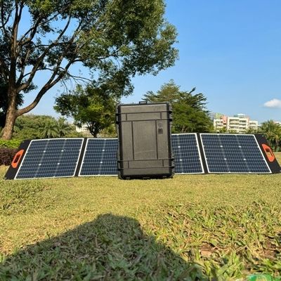 एसी शुद्ध साइन वेव आउटपुट पोर्टेबल पावर स्टेशन हाथ से खींचने वाले रॉड और अनुकूलन के साथ