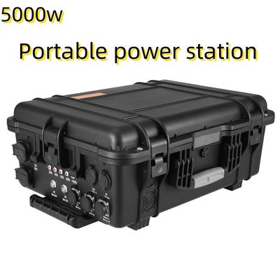 4800wh USB/Type-C Max5000W मछली पकड़ने के लिए स्टैकेबल पावर सप्लाई
