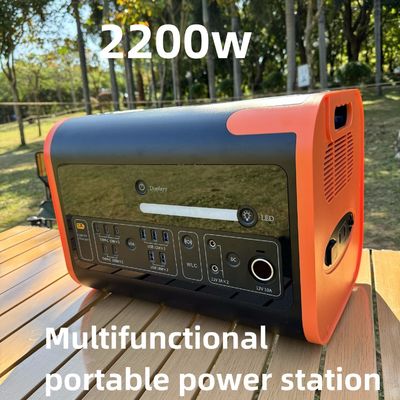 तेजी से चार्जिंग और वायरलेस चार्जिंग के साथ 2200W LiFePO4 होम आपातकालीन सौर जनरेटर