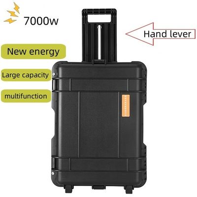 विमानन सोकेट पोर्टेबल सौर जनरेटर 7000W निर्बाध बिजली आपूर्ति 110V-220V