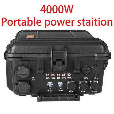 बड़ी क्षमता के साथ आउटडोर कैम्पिंग पावर 4000W और यूएसबी/टाइप-सी 18W मैक्स सोलर जनरेटर