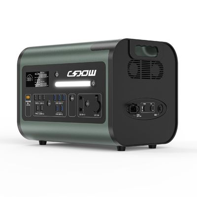 सौर पैनल पावर स्टेशन 2200W पोर्टेबल जनरेटर एसी/डीसी 230V आउटपुट पावर बैंक के साथ