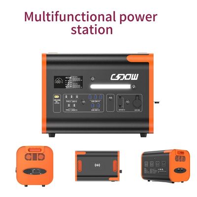 सौर पवन ऊर्जा संयंत्र के लिए 600W 1800W 2000W पोर्टेबल लिथियम आयरन फॉस्फेट बैटरी