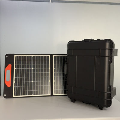 आउटडोर पोर्टेबल मोबाइल पावर सप्लाई एसी आउटपुट 110V/220V के साथ 3000W सौर जनरेटर