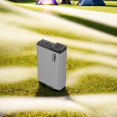 115wh ऊर्जा भंडारण 150W सभी ब्रांडों के लिए आउटडोर पोर्टेबल आपातकालीन सौर ऊर्जा स्टेशन