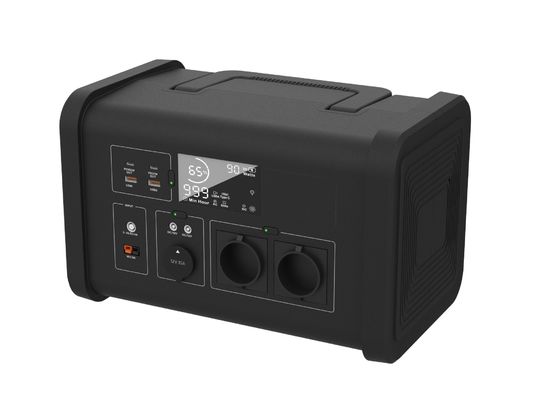 ST7 700W छोटा सौर जनरेटर कैंपिंग पोर्टेबल पावर स्टेशन AC 220V