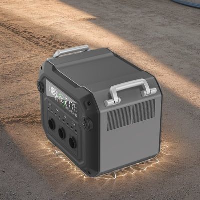 उच्च- 2500W 2340wh 110V 120V सौर जनरेटर ABS एल्यूमीनियम प्रोफाइल खोल सामग्री के साथ