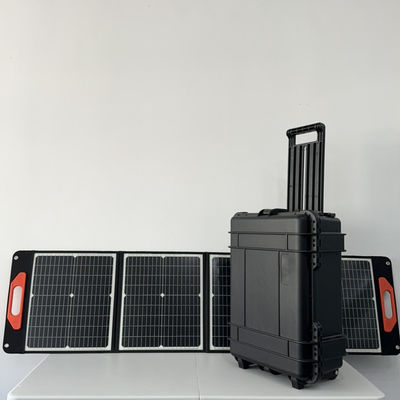 सीई मोनोक्रिस्टलीय सिलिकॉन सोलर पैनल 200W पोर्टेबल पावर स्टेशन के लिए