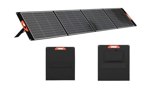 100W फोल्डेबल मोनोक्रिस्टलाइन सिलिकॉन सोलर पैनल ब्लैक सीई प्रमाणित हॉट ऑफर