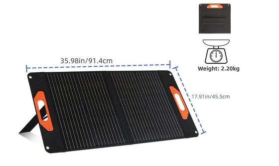 अनुकूलन मोनो क्रिस्टलीय सौर सेल 60W 100W 200W