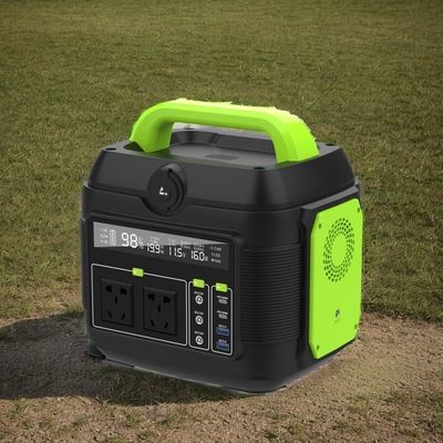 सौर पैनल और एलईडी लाइट के साथ शिविर के लिए 220V 600W 300W 2200W मोबाइल पावर स्टेशन