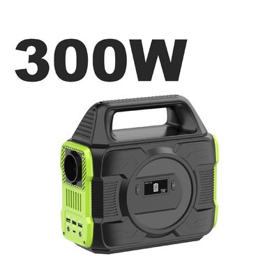 300W पोर्टेबल पावर स्टेशन पॉलिमर बैटरी सौर चार्जर सभी ब्रांडों के लिए बिजली की आपूर्ति