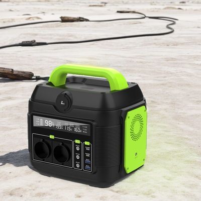 एमपीपीटी और टर्नरी लिथियम बैटरी के साथ 600W आपातकालीन बैकअप ऊर्जा आपूर्ति सौर ऊर्जा बैंक