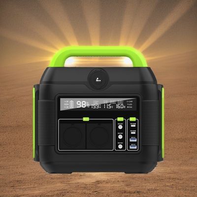 छोटे पावर बैंक लिथियम बैटरी 600W पावर स्टेशन एमपीपीटी आउटडोर कैंपिंग के लिए है