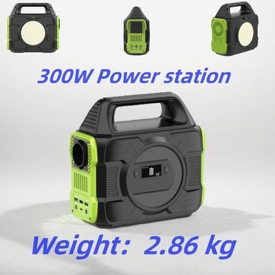 आपातकालीन और अनुकूलित अनुरोध के लिए पोर्टेबल 300W सौर ऊर्जा भंडारण जनरेटर