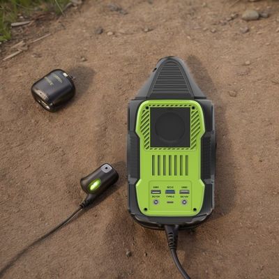 तरल क्रिस्टल डिस्प्ले और 2200W उच्च शक्ति उत्पादन के साथ आउटडोर पोर्टेबल पावर स्टेशन