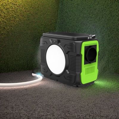 आरवी यूएवी ऊर्जा भंडारण के लिए 200W मोबाइल पावर स्टेशन लिथियम बैटरी आउटडोर पवन जनरेटर