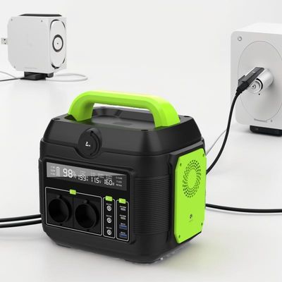 600W पोर्टेबल पावर स्टेशन कैंपिंग/आरवी बड़ी क्षमता लिथियम बैटरी मोबाइल पावर आपातकालीन चार्जर मोबाइल फोन कंप्यूटर के लिए डीसी आउटपुट यूएसबी/टाइप-सी उच्च शक्ति
