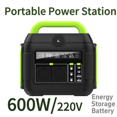 आपातकालीन ऊर्जा आपूर्ति के लिए 600W कैम्पिंग पोर्टेबल पावर बैंक डॉकिंग चार्जिंग स्टेशन