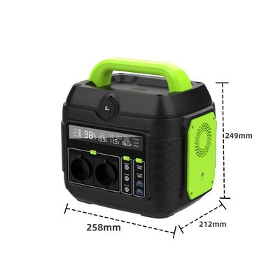 US 320/पीस अनुरोध नमूना 600W 576Wh 14.4V 40Ah 160000mAh पोर्टेबल सोलर जनरेटर