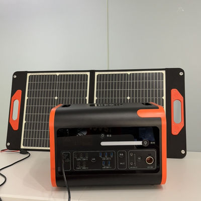 आउटडोर कैम्पिंग और घरेलू आपातकाल के लिए पोर्टेबल पावर स्टेशन 600W 1500W 2000W 2200W लिथियम बैटरी रिचार्जेबल सोलर जनरेटर