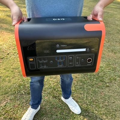 600W पोर्टेबल पावर स्टेशन 2048wh 2200W आउटडोर पावर सोलर जनरेटर टिकाऊ डिजाइन