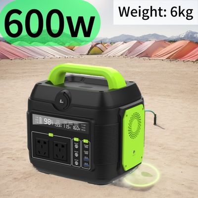 576wh पोर्टेबल पावर स्टेशन 600W 300W 200W सौर बैकअप जनरेटर