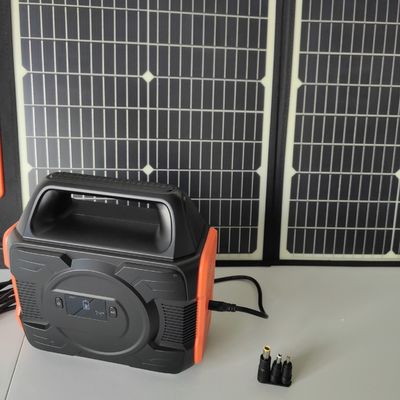 प्रत्यक्ष 110/220V 300W आउटडोर मोबाइल पावर पोर्टेबल पावर स्टेशन सौर जनरेटर पोर्टेबल