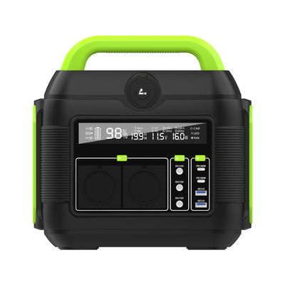 OEM/ODM 600W कैम्पिंग मोबाइल पावर इनडोर आपातकालीन बिजली स्टेशन सौर जनरेटर अंतर्निहित इन्वर्टर