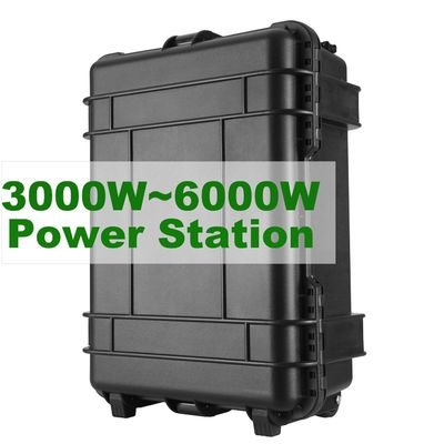 आउटडोर के लिए 6000W पोर्टेबल आउटडोर पावर बैंक ST-60 सौर जनरेटर पावर स्टेशन