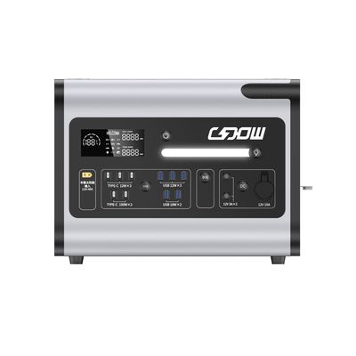 LiFePO4 लिथियम बैटरी 2200W AC सौर जनरेटर आपातकालीन के लिए पोर्टेबल पावर स्टेशन