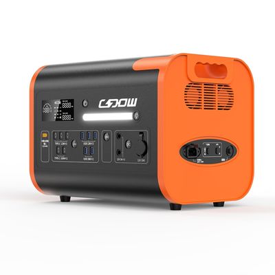 LiFePO4 लिथियम बैटरी 2200W AC सौर जनरेटर आपातकालीन के लिए पोर्टेबल पावर स्टेशन