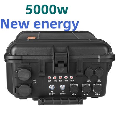 8000W पीक पावर लाइफपीओ4 लिथियम बैटरी आउटडोर कैंपिंग के लिए पोर्टेबल पावर स्टेशन
