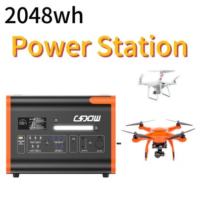 1500W लिथियम आयरन फॉस्फेट बैटरी मुख्य और 800W सौर चार्जिंग के लिए सौर ऊर्जा स्टेशन