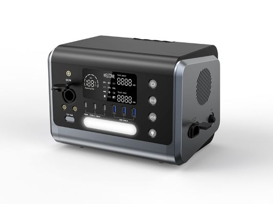 600W 700W 230V सौर LiFePO4 लिथियम बैटरी पावर स्टेशन HT60 और सौर पैनलों के साथ