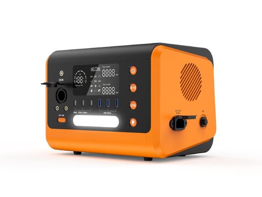 600W 700W 230V सौर LiFePO4 लिथियम बैटरी पावर स्टेशन HT60 और सौर पैनलों के साथ