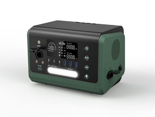 600W सौर जनरेटर पोर्टेबल पावर स्टेशन HT06 600Wh AC आउटपुट 110V/230V के साथ